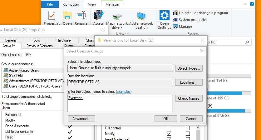 Turn on network discovery. Turn on file and printer sharing. Allow windows to manage homegroup connection (recommended). Turn on sharing so anyone with network access can read and write files in the public folders. Use 128-bit encryption to help protect files sharing connections (recommended). Turn off password protected sharing.