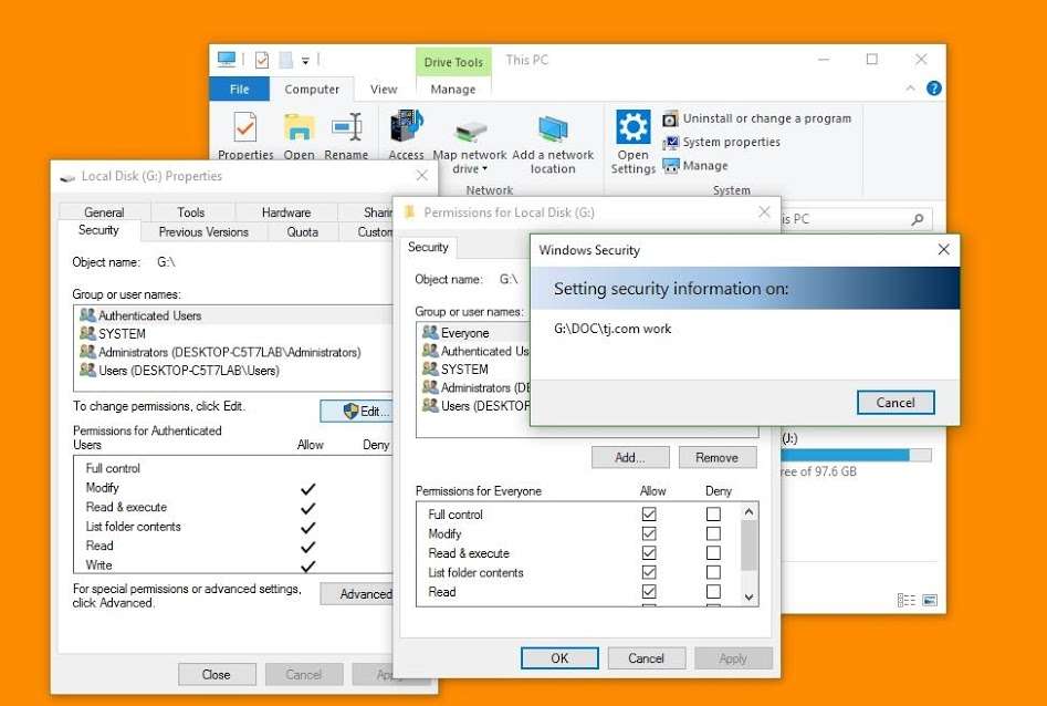 Turn on network discovery. Turn on file and printer sharing. Allow windows to manage homegroup connection (recommended). Turn on sharing so anyone with network access can read and write files in the public folders. Use 128-bit encryption to help protect files sharing connections (recommended). Turn off password protected sharing.