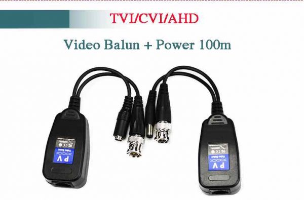 Video balun kèm nguồn