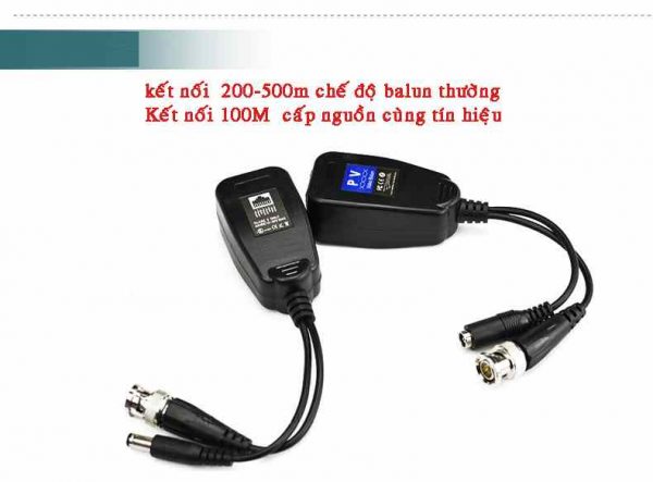 Video balun kèm nguồn