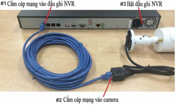 Đi dây và nguồn cho hệ thống camera HD-CVI và hệ thống untra HD