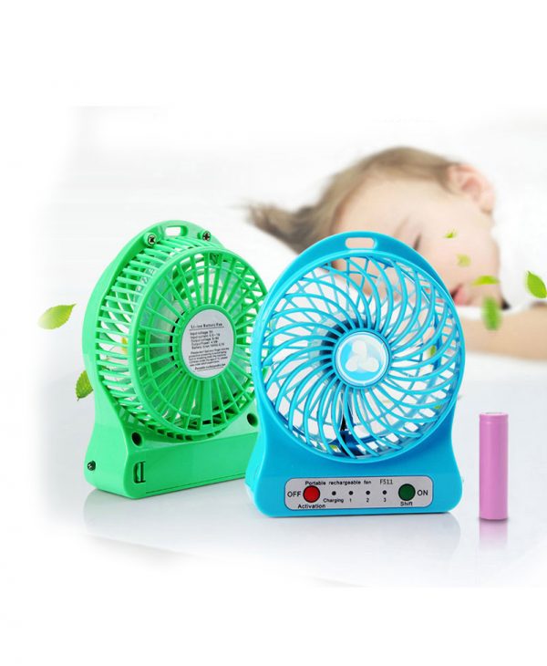 Quạt tích điện mini hải phòng ba cấp độ