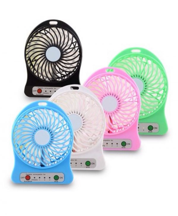 Quạt tích điện mini hải phòng ba cấp độ