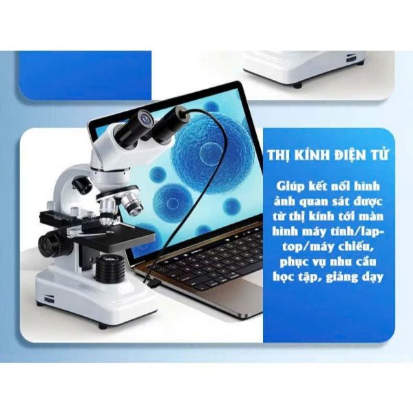 Kính Hiển Vi Sinh Học 2 Mắt XSP-10E - Độ Phóng Đại 1.600x